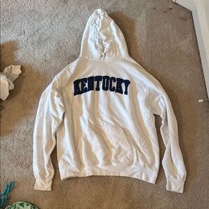 White Kentucky Hoodie